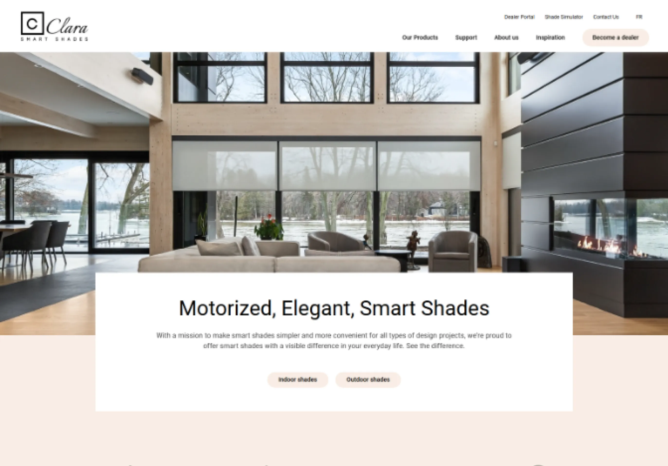 Smart Shades for Clara Shades
